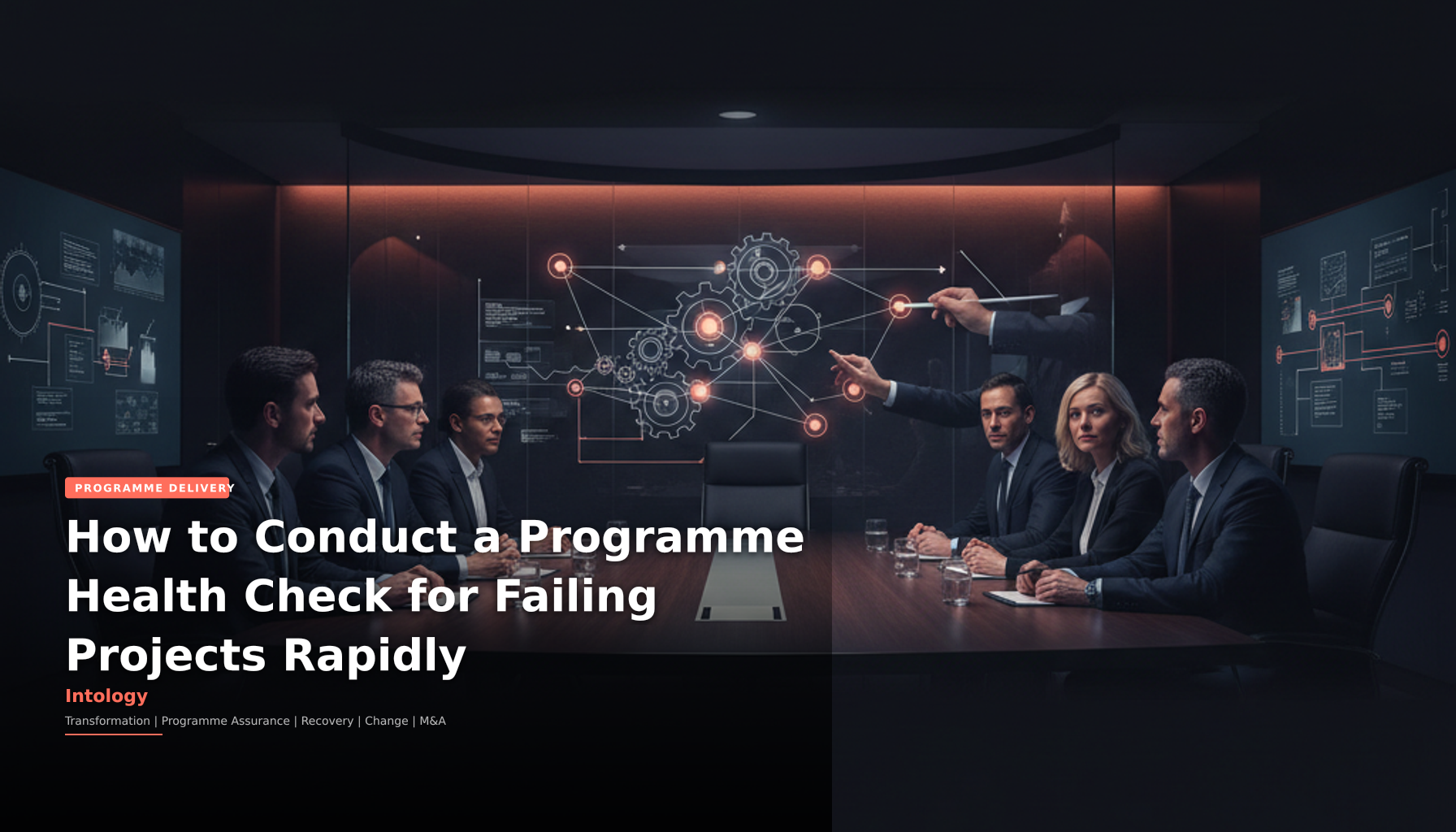 How to Conduct a Programme Health Check for Failing Projects Rapidly-Intology, independent UK consultancy